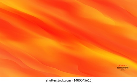 Warm tone and Orange color background abstract art vector 