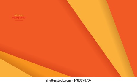 Warm tone and Orange color background abstract art vector