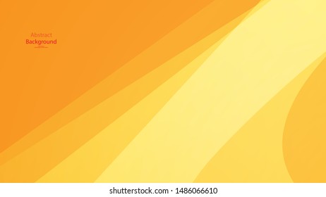 Warm tone and Orange color background abstract art vector 
