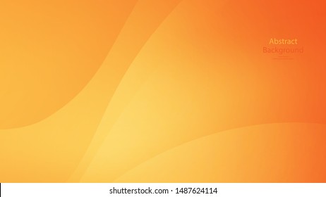 Warm tone and Orange color background abstract art vector 