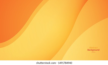 Warm tone and Orange color background abstract art vector