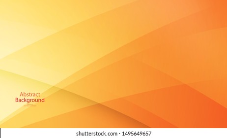 Warm tone and Orange color background abstract art vector 