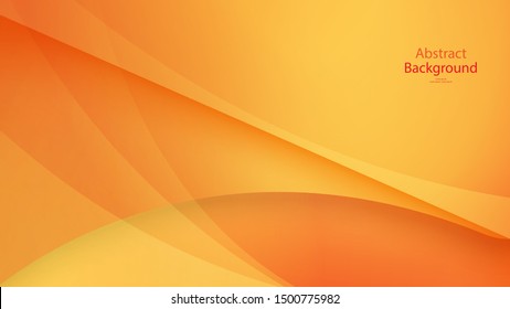 Warm tone and Orange color background abstract art vector 