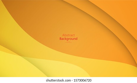Warm tone and Orange color background abstract art vector 