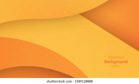 Warm tone and Orange color background abstract art vector