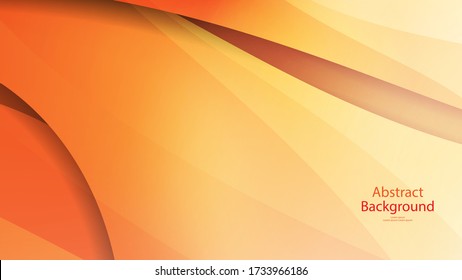 Warm tone and Orange color background abstract art vector