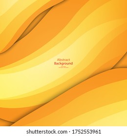 Warm tone and Orange color background abstract art vector  Vertical 