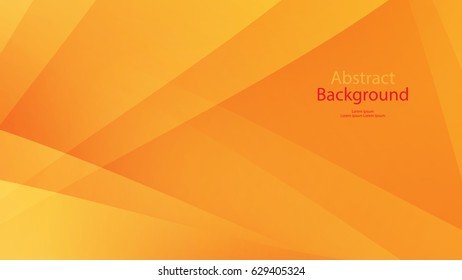 Warm tone, Orange color background abstract art vector 
