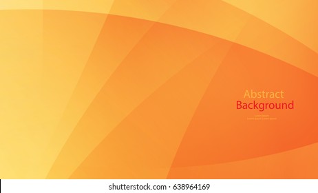 Warm tone and Orange color background abstract art vector 