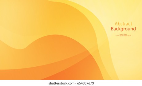 Warm tone and Orange color background abstract art vector 