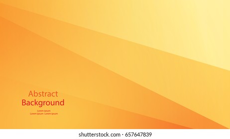 Warm tone and Orange color background abstract art vector