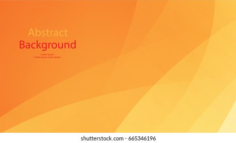 Warm tone and Orange color background abstract art vector