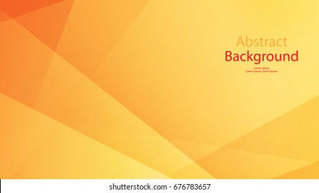 Warm tone and Orange color background abstract art vector 