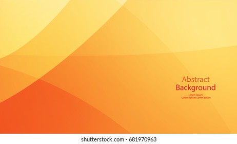 Warm tone and Orange color background abstract art vector