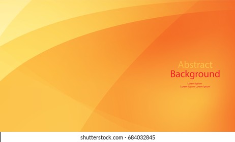 Warm tone and Orange color background abstract art vector 