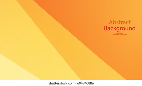 Warm tone and Orange color background abstract art vector