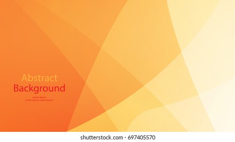Warm tone and Orange color background abstract art vector
