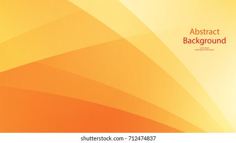 Warm tone and Orange color background abstract art vector 
 