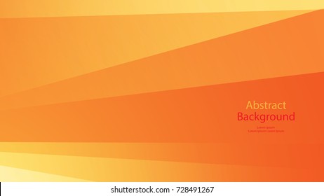 Warm tone and Orange color background abstract art vector