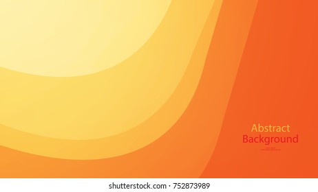 Warm tone and Orange color background abstract art vector