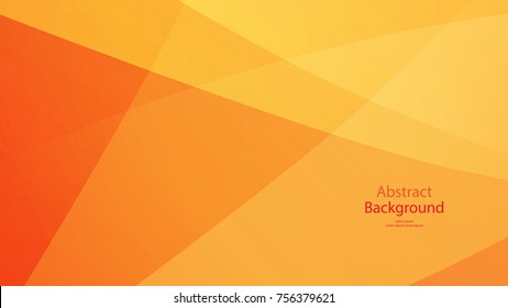 Warm tone and Orange color background abstract art vector 