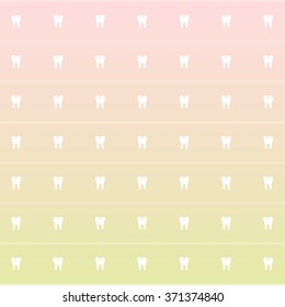 Warm Tone Tooth Background Vector EPS10, Great for any use.