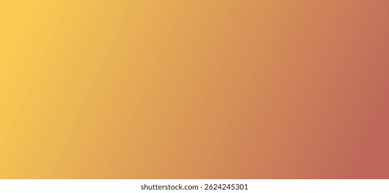 a warm toned vector background with a smooth gradient transitioning from golden yellow to soft rose.