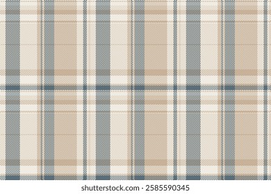 Warm vector background texture, veil fabric check textile. Tattersall tartan plaid seamless pattern in pastel and light colors palette.