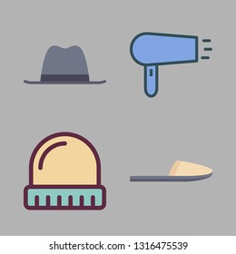 warm vector icon set