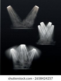 Luz de Vector caliente con humo sobre un fondo transparente. Ilustración vectorial