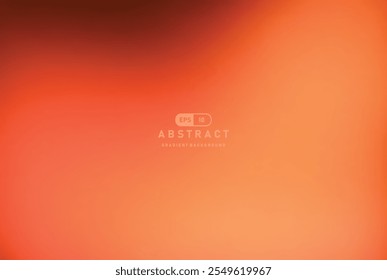 Fundo de gradiente abstrato quente e vibrante com transições suaves de tons laranja e vermelho, criando atmosfera calmante e energética. Ideal para designs criativos.