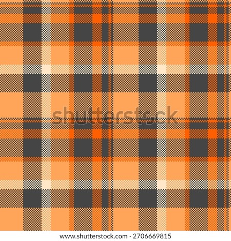 Warm, vintageinspired pixelated plaid pattern. Ideal for backgrounds, textiles, and designs seeking a classic and textured feel. Evokes autumn, rustic, and cozy themes.
