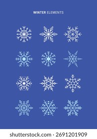 Warmer Winter Weihnachten Element Set