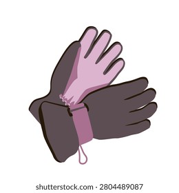 Warm Winter Gloves for Skiing, Snowboarding, Cold Weather Protection and Cozy Outdoor Activities