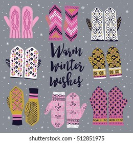 Warm Winter Wishes. Print Design