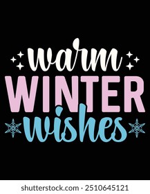 Quente inverno Deseja T-Shirt Design, T-Shirt de inverno, Design de T-Shirt