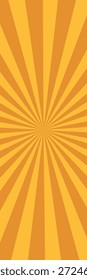 Plano de fundo amarelo quente do padrão de explosão solar com linhas radiais centro abstrato