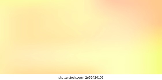 Warm yellow-orange pastel gradient background with smooth soft blending. Abstract minimal design for summer, sunshine, or wellness themes.
