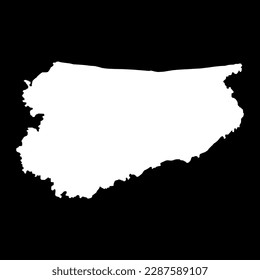 Warmian Masurian Voivodeship map, province of Poland. Vector illustration.