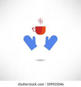 Warming drink icon