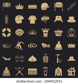 Warming icons set. Simple style of 36 warming vector icons for web for any design