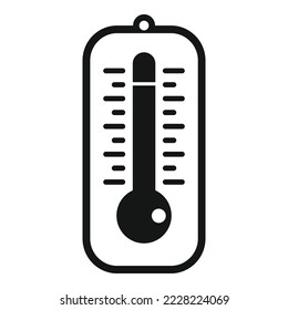 Warming temperature icon simple vector. Global climate. Weather disaster