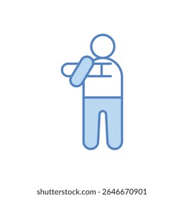Warm-Up Icon vector stock illustration