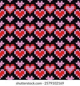Warn knitted sweaters pattern, fabric background.