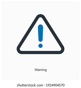 Warning or alert icon concept