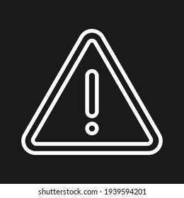 Warning, alert icon vector image. Can also be used for information technology. Suitable for use on web apps, mobile apps and print media.