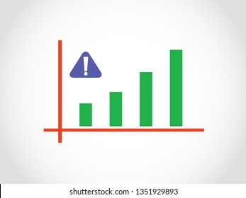 Warning Alert Increase Graph
