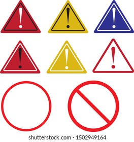 warning attention icon. flat illustration of warning attention vector icon. warning attention sign symbol