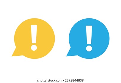 Señal de atención de advertencia. Colección del símbolo vector sobre fondo blanco. Ilustración vectorial.