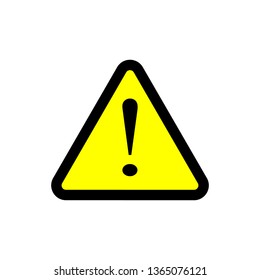 Warning attention sign. Danger sign design. Caution error icon 